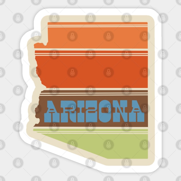 Arizona (70s Groovy) Sticker by TommyVision